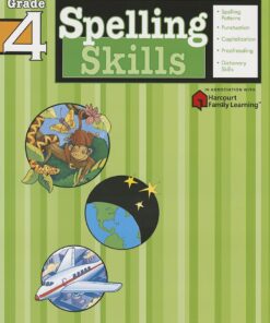 Spelling Skills: Grade 4 (Flash Kids Harcourt Family Learning)