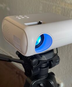 Mini Projector, CLOKOWE 2023 Upgraded Portable Projector with 9000 Lux and Full HD 1080P, Movie Projector Compatible with iOS/Android Phone/Tablet/Laptop/PC/TV Stick/Box/USB Drive/DVD/Game Console 57 61TDHZAlRjL