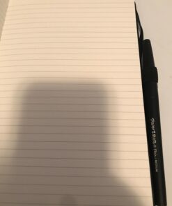 Huhuhero Lined Notebook Journal, 120Gsm Thick Paper Journals for Writing, 5 Pack Hardcover Leather Notebooks for Men Women, Daily Journal for Work Business Note Taking, Office School Supplies 5"×8.25" Black 33 61TDnwwXqSL