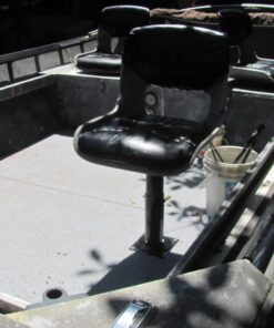 Attwood 91320-ADJ Swivl-Eze Adjustable Pedestal, Height Adjustable 11 ½-17 ½ Inches, for Boat Seat, Black Powder Coated 17 61TEbvvY5aL