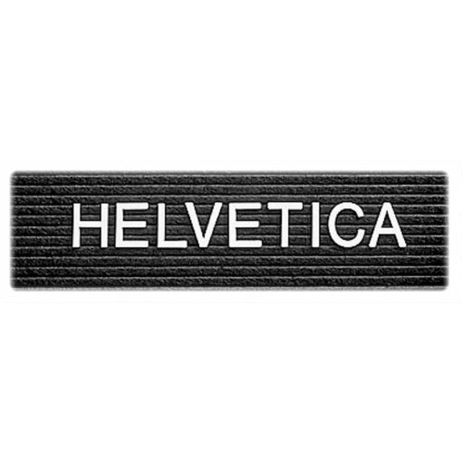 Quartet 1 Inch Characters for Plastic Letter Boards, Helvetica Font, 144 Characters per Set, White (F1)