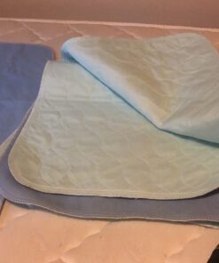 IMPROVIA® Washable Underpads, 34" x 36" (Pack of 4) - Heavy Absorbency Reusable Bedwetting Incontinence Pads for Kids, Adults, Elderly, and Pets - Waterproof Protective Pad for Bed, Couch, Sofa, Floor 4 Pack - 34x36 41 61THXlp3UIL