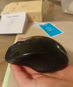 TECKNET Wireless Mouse, 2.4G Ergonomic Optical Mouse, Computer Mouse for Laptop, PC, Computer, Chromebook, Notebook, 6 Buttons, 24 Months Battery Life, 2600 DPI, 5 Adjustment Levels 28 61TInYs0wpL