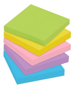 Post-it Notes, 3x3 in, 14 Pads, America's #1 Favorite Sticky Notes, Floral Fantasy Collection, Bold Colors, Clean Removal, Recyclable (654-5PK) 11 61TJynToL2L 1