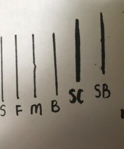 Faber Castell Artist Pack of 8 Assorted Sizes, 8-Pitt Pens in Black, 8 Count Faber-Castell Pitt Artist Pen - Black 33 61TKne SjzL