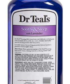 Dr Teal's Foaming Bath Variety Gift Set (2 Pack, 34oz ea.) - Soothe & Sleep Lavender & Relax & Relief Eucalyptus & Spearmint - Pure Epsom Salt & Essential Oils Alleviate Stress & Clear The Mind 34 Fl Oz (Pack of 2) 8 61TLBiB526L