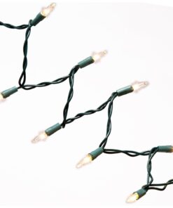 Noma/Inliten Holiday Wonderland 100-Count Clear Christmas Light Set,Green Wire 24 61TLGr7BB0L