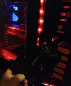 2.5" to 3.5" Drive Converter Internal Solid State SSD Card Hard Drive Bracket Adapter SATA SSD Enclosure Caddy Dock Desktop Mac PC 2.5 to 3.5 Mounting Hardrive for Samsung Crucial SanDisk ect SSD 23 61TLSd5YiKL