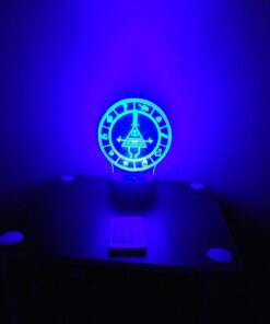 LDREAMAM Gravity 3D Falls Bill Cipher Wheel Lighting Decor Gadget Lamp , Acrylic, Awesome Gift (MT026) 16 61TLhAB8CiL