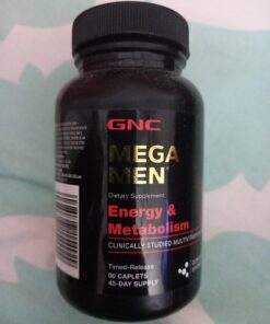 GNC Mega Men Energy and Metabolism Supplement, 90 Count 12 61TMalNKmLL