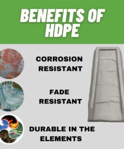 Master Mark Splash Block, Decorative Gutter downspout Extensions, Splashguard, Foundation Water Diverter, Rain Gutter Guard, Plastic 24” (2 Pack) Gray 11 61TOXS8IcL