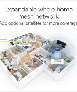 NETGEAR Orbi Whole Home Tri-Band Mesh WiFi 6 System (RBK653) – Router with 2 Satellite Extenders, Coverage Up to 6,000 Square Feet, 40 Devices, AX3000 (Up to 3Gbps) AX3000 | 3-Pack 32 61TOwRNw6L