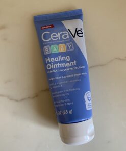 CeraVe Diaper Rash Cream | Baby Healing Ointment for Extra Dry, Cracked Skin | Diaper Cream with Ceramides & Vitamin E | Lanolin, Fragrance, Paraben, Dye, Phthalates & Sulfate Free | 3 Ounce 45 61TPRd9EPLL