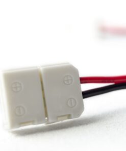 HitLights LED Light Strip Connector, 8mm Single Color 3528-6 Inch Any Angle Strip to Strip, 4 Pack 2Pin 8mm (4Pack) 15 61TPXyj pL