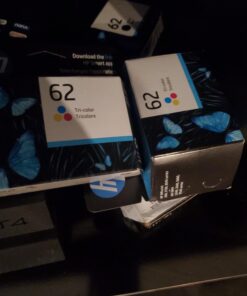 HP 62 Tri-color Ink Cartridge | Works with HP ENVY 5540, 5640, 5660, 7640 Series, HP OfficeJet 5740, 8040 Series, HP OfficeJet Mobile 200, 250 Series | Eligible for Instant Ink | C2P06AN 19 61TPrFbQzL