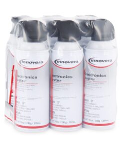 Innovera Compressed Air Duster Cleaner, 10 Oz Can, 6/Pack 12 61TQIBqA5xL