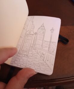 Pentalic 3" x 4" Pocket Sketchbook Traveler Journal, 160 Pages, Black 3-inch x 4-inch, Black Sketch/Blank 41 61TQoPW1IL