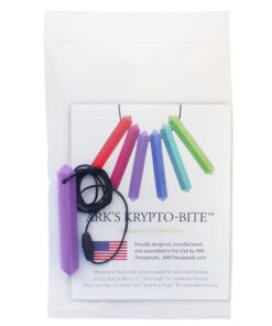 ARK's Krypto-Bite XXT Chewable Gem Necklace Chew Jewelry (Extra Extra Tough, Lavender) 12 61TRIiUNCsL