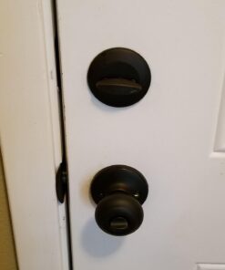 Kwikset 690 Cove Entry Knob and Single Cylinder Deadbolt Combo Pack in Venetian Bronze Without SmartKey 28 61TRQc3isBL