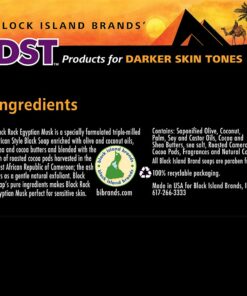 DST For Darker Skin Tones African Style Artisan Black Bar Soap with Sea Salt, Olive Oil, Coconut Oil and Shea Butter - Black Rock Egyptian Musk 3-Pack (4.5oz each) 4.5 Ounce (Pack of 3) 13 61TS2MeAdUS