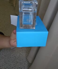 OfficeGoods Acrylic Tape Dispenser - Beautiful Modern Accessory for The Stylish Desk at Home, The Office, or School - Holds Standard, Large & Extra-Large Tape Rolls - Silver 26 61TT8FPbGL