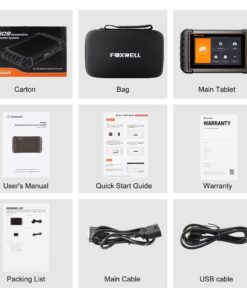 FOXWELL NT809 Bidirectional Scan Tool,2023 All System OBD2 Scanner Diagnostic Tool,30+ Service Reset, ABS Bleeding/Oil Reset/Battery Register,Car Diagnostic Scanner for Cars,7" Touchscreen,Easy to Use 22 61TTEK06o1L