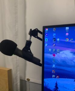 Neewer Microphone Arm Stand, Suspension Boom Scissor Mic Arm Stand with 3/8” to 5/8” Screw and Cable Ties Compatible with Blue Yeti, Snowball, Yeti X, Quadcast and Other Mics, Max Load 1.5kg 49 61TUnK8FkoL