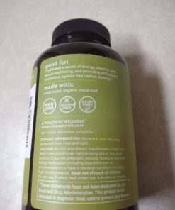 Peruvian Maca Root Supplement for Women & Men, 500mg - Traditionally Used to Support Sexual Well-Being, Stamina & Endurance - 250 Yellow Maca Root Powder Capsules 29 61TV 30e 1L