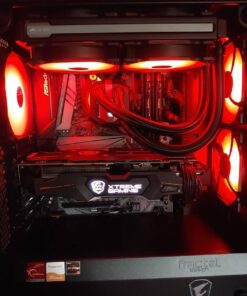 upHere RGB LED 120mm Case Fan,Quiet Edition High Airflow Adjustable Color LED Case Fan for PC Cases, CPU Coolers,Radiators System,5-Pack / C8123 56 61TVGoLqCL