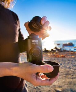 Alternative view of Wacaco Minipresso GR, Portable Espresso Machine, Compatible Ground Coffee, Hand Coffee Make, Travel Gadgets, Manually Operated, Perfect for Camping