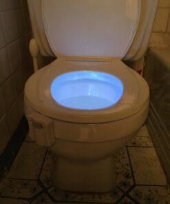 Toilet Night Light, Miatec Motion Activated Toilet Night Light, Two Modes with 8 Color Changing - Sensor LED Washroom Night Light - Fits Any Toilet, 2 Pack 5 61TWdsmCexL 1