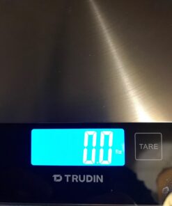 【NASA-Grade】33lb Food Kitchen Digital Scale,【Bread Meat Cookies Measures Precisely】Weight Grams and Ounces for Baking Cooking,1g/0.1oz Precise Graduation,304 Stainless Steel,Waterproof Tempered Glass 38 61TX3Dagp5L