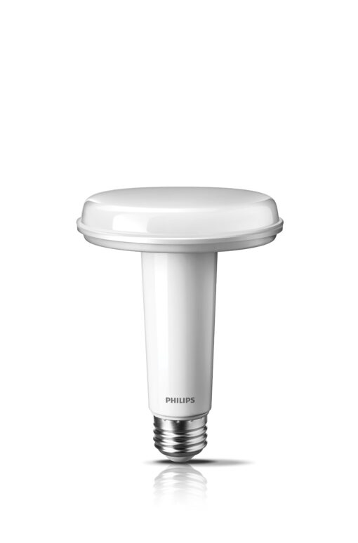 Philips SlimStyle 9.5 watt (65W Equivalent) Soft White (2700K) BR30 Dimmable LED Light Bulb 1 Pack 65 Watt Equivalent Soft White