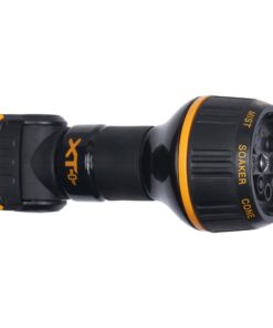 Melnor XT Metal Garden Hose Nozzle; Front Trigger with Flow Control; 8 Watering Patterns; 100% Metal Body with Fully Rubberized Slip Resistant Grip Basic 8-Pattern 17 61TXxEDtqkL