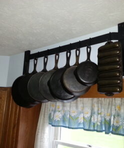 Rogar 1310 36" Bar Rack, Black with Black Hooks 27 61TZaaYKtNL