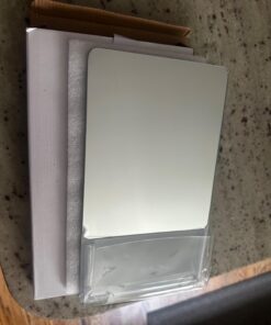 Torolle Magnetic Locker Mirror with Holder, 6.69" x 5.51" Small Real Glass Mirror with Organizer Bag for School Locker Refrigerator Bathroom Office Cabinet -Grey Grey 22 61TaMmu0X7L