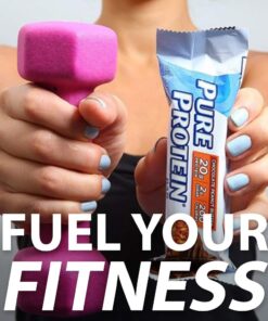 Pure Protein Bars, High Protein, Nutritious Snacks to Support Energy, Low Sugar, Gluten Free, Strawberry Greek Yogurt, 1.76oz, 6 Pack 11 61TdXNwhNL 1
