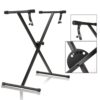PARTYSAVING Pro Series One-Tier Portable Single-X Keyboard Stand with Locking Straps, APL1157 30 61Tdy4DaUbL