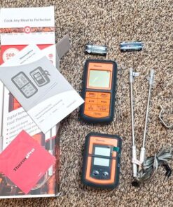 ThermoPro TP08 500FT Wireless Meat Thermometer for Grilling Smoker BBQ Grill Oven Thermometer with Dual Probe Kitchen Cooking Food Thermometer 41 61TdzWwQceL