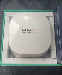 Amazon eero 6+ mesh Wi-Fi router | Fast and reliable gigabit speeds | connect 75+ devices | Coverage up to 1,500 sq. ft. | 2022 release 1-Pack eero 6+ 31 61TfSjNZCJL