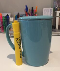 FORLIFE Curve Tall Tea Mug with Infuser and Lid 15 ounces, Turquoise 11 61TfZKvEDmL 1