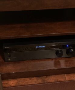 Sony STRDH590 5.2 Channel Surround Sound Home Theater Receiver: 4K HDR AV Receiver with Bluetooth,Black 45 61Tfx KfXLL