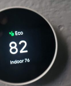 Google Nest Thermostat - Smart Thermostat for Home - Programmable Wifi Thermostat - Snow 54 61Tgfp3soaL