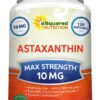 aSquared Nutrition Astaxanthin Supplement - Natural Astaxanthin Pills from Haematococcus Pluvialis Extract for Pure Energy - Max Strength 10mg - 120 Softgels 44 61ThAgp eHL