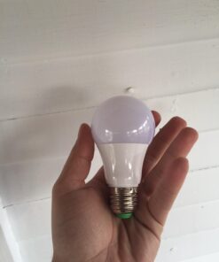 LUXON 5W A19 Radar Detector Dusk to Dawn 50W Equivalent Smart Led Lamp Lighting Indoor Outdoor Motion Sensor Bulb Auto On/Off E26 Base Soft White 2700K 1 2700k Warm White 34 61TieRmBBTL