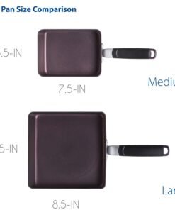 TECHEF - Tamagoyaki Japanese Omelette Pan / Egg Pan, Made in Korea (Purple) (Large) Large 33 61TiiXNmQDL