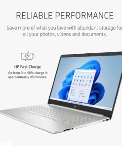 HP 2023 Newest Laptop, 15.6" Touchscreen Laptop, 12th Gen Intel i3-1215U, 12GB RAM, 512GB SSD, 11 H Battery Life, Micro-Edge, Anti-Glare, Bluetooth, Wi-Fi, HDMI, Thin and Light PC, Win 11 Home S 12GB RAM | 512GB SSD 15.6 " 12 61Tjj0NvoAL