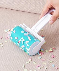 UKEENOR Sticky Resuable Tapeless Lint Roller Cat Dog Hair Remover With Long Handle Washable Tool Pet Shedding Brush Cleans your Suit/Sofa 3 Diffrent Size One Set 16 61TkMUP1SCL