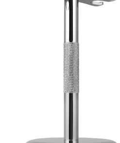 Perfecto Deluxe Chrome Razor and Brush Stand - The Best Safety Razor Stand. This Will Prolong The Life of Your Shaving Brush, metal 22 61TkV6r10IL