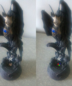 George S. Chen Imports SS-G-71223 Dragon with Lighting LED Crystal Ball Collectible Figurine Statue Model 23 61TmfUGY71L